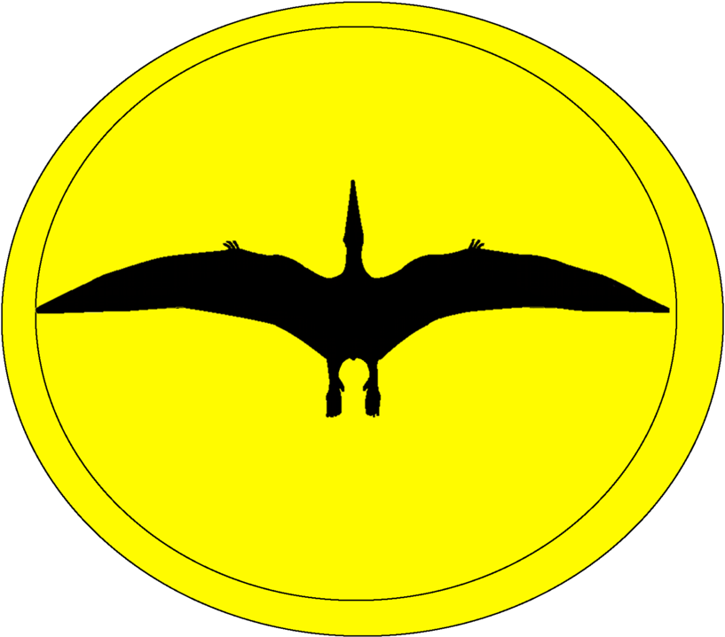 Jurassic Park Logos Pteranodon Hippoceratus By Asuma17-d5bu924 (900x767), Png Download