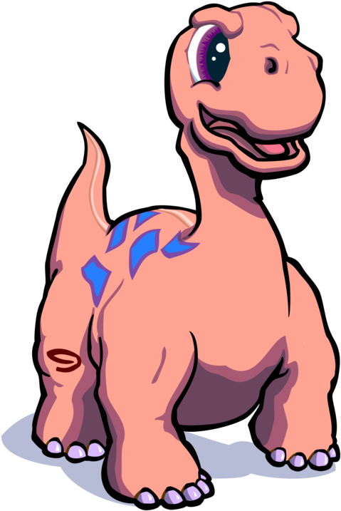 Apatosaurus Ankylosaurus Coelophysis Baby Pteranodon (523x750), Png Download