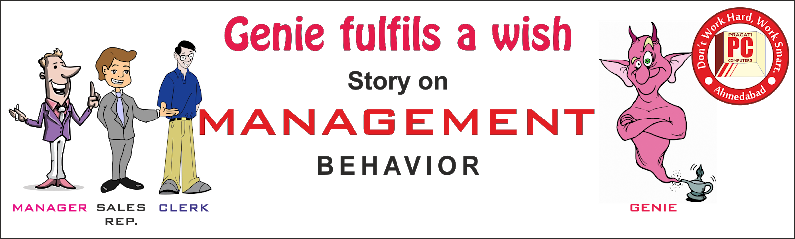 Genie Fulfills A Wish (1600x482), Png Download