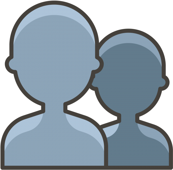 Busts In Silhouette Emoji (866x650), Png Download