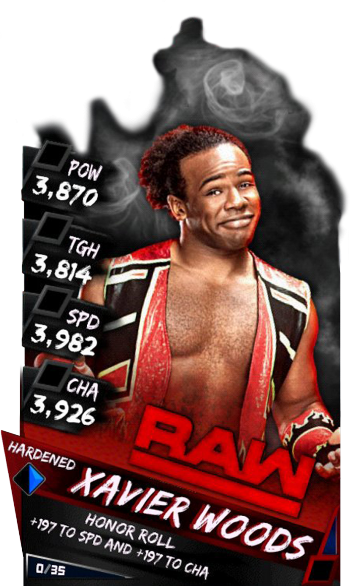 Supercard Xavierwoods S3 Ultimate Raw 9699 Supercard (733x1158), Png Download