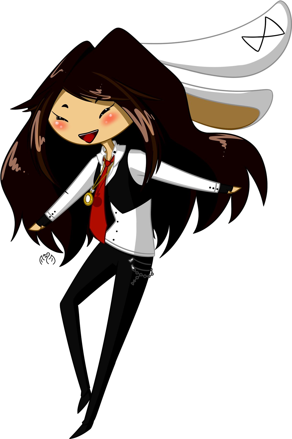 Leaping Bunny (1401x2000), Png Download