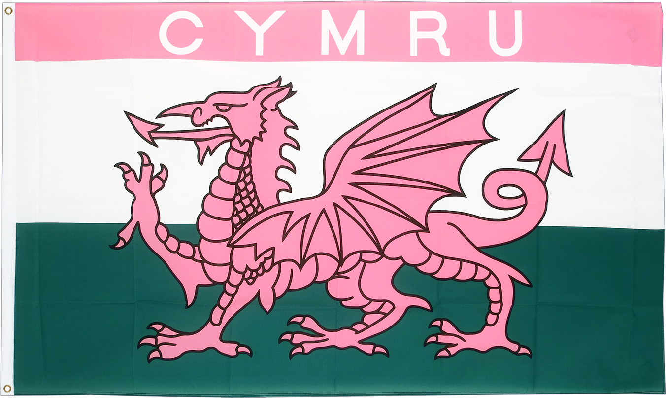 Wales Cymru Pink (1500x1000), Png Download