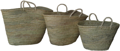 Bolso Vintage Modelo Palmito Asas De Cuerda (800x600), Png Download