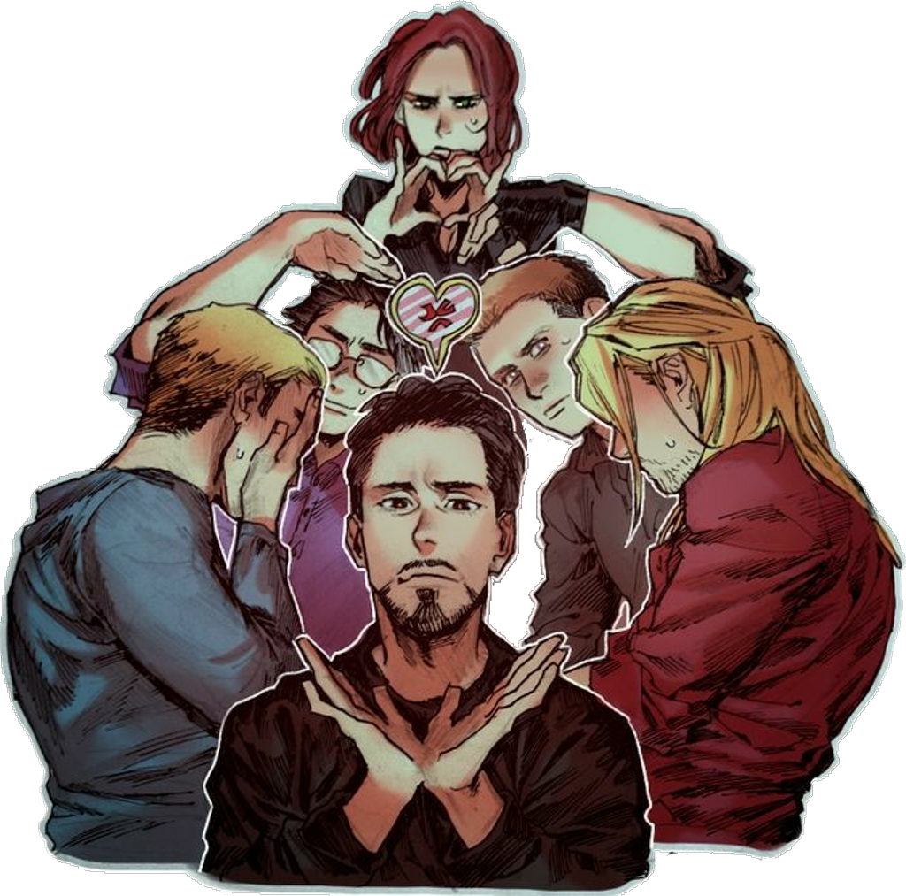 Avengers Tonystark Steverogers Thor Brucebanner Natasha (1024x1013), Png Download
