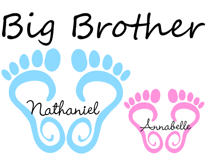Big Brother Ls Footprints T-shirt (700x700), Png Download