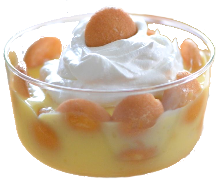 Banana Pudding Cup (854x681), Png Download