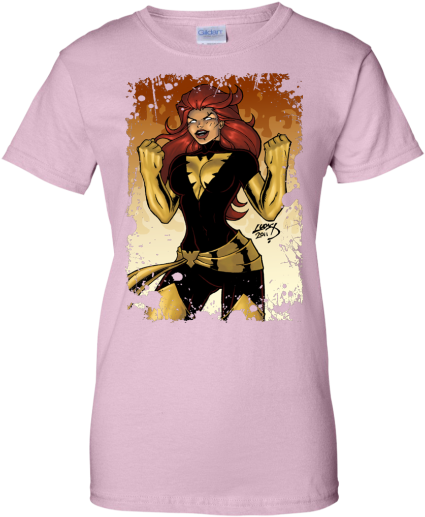 Dark Phoenix Jean Grey Shirt Xmen Apocalypse Saga Animated (1024x1024), Png Download