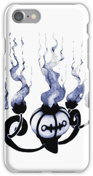 Chandelure Stipple By Noisur (500x667), Png Download