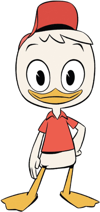 Today's Non-binary Lesbian Of The Day Is Huey Duck - Donald Duck Louie (467x750), Png Download
