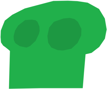 Green Leaf Animal - Clip Art (421x340), Png Download