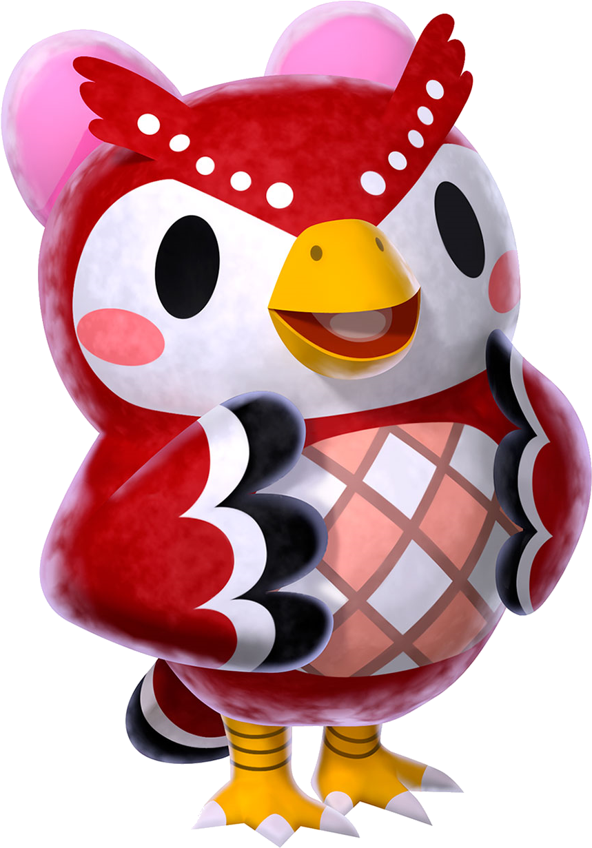 Nurse Owl - Celeste Animal Crossing Art (900x1250), Png Download