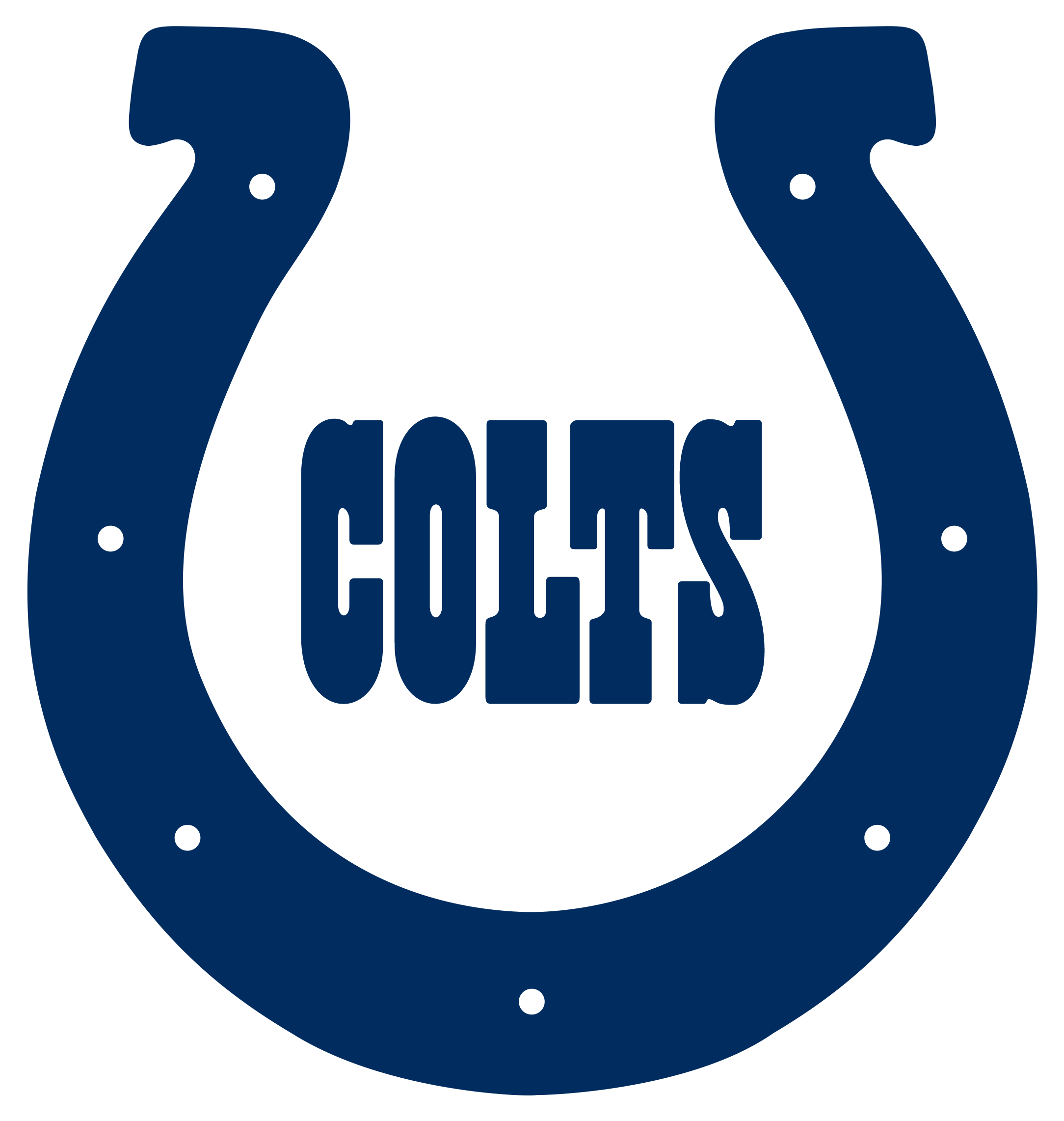 Indianapolis Colts Football Logo - Indianapolis Colts (2400x2400), Png Download