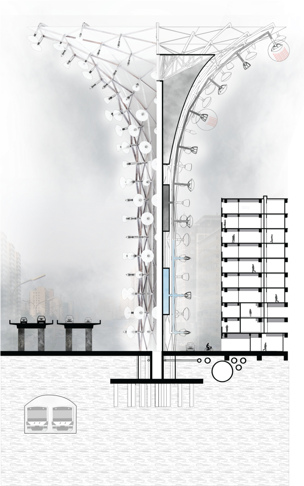 It Collects The Particulate Matter Filtered From Each - Arch (1000x1646), Png Download