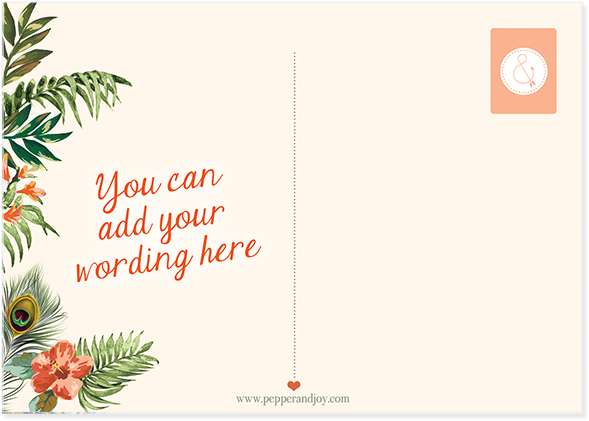 Remerciements Jungle Pepperandjoy Postcard Uk - Postcard (700x700), Png Download