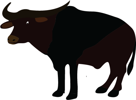 Buffalo - Water Buffalo Silhouette Png (508x508), Png Download