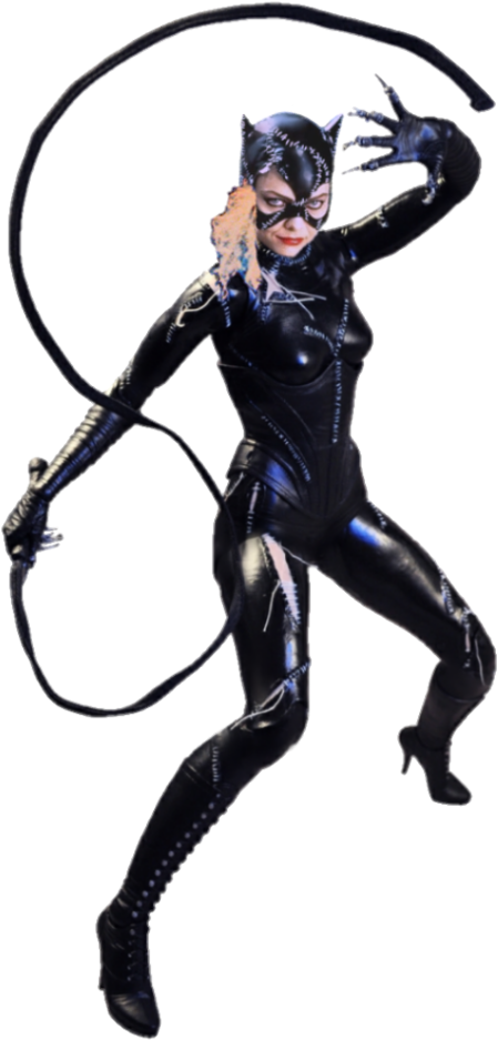 Catwoman Png Clipart - Michelle Pfeiffer Catwoman Action Figure (802x996), Png Download