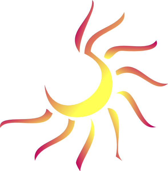 Sun Logo Clip Art (588x596), Png Download