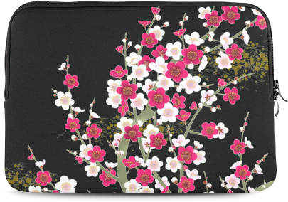 Pink White Sakura Floral Macbook Air 13" - Mousepad (500x500), Png Download