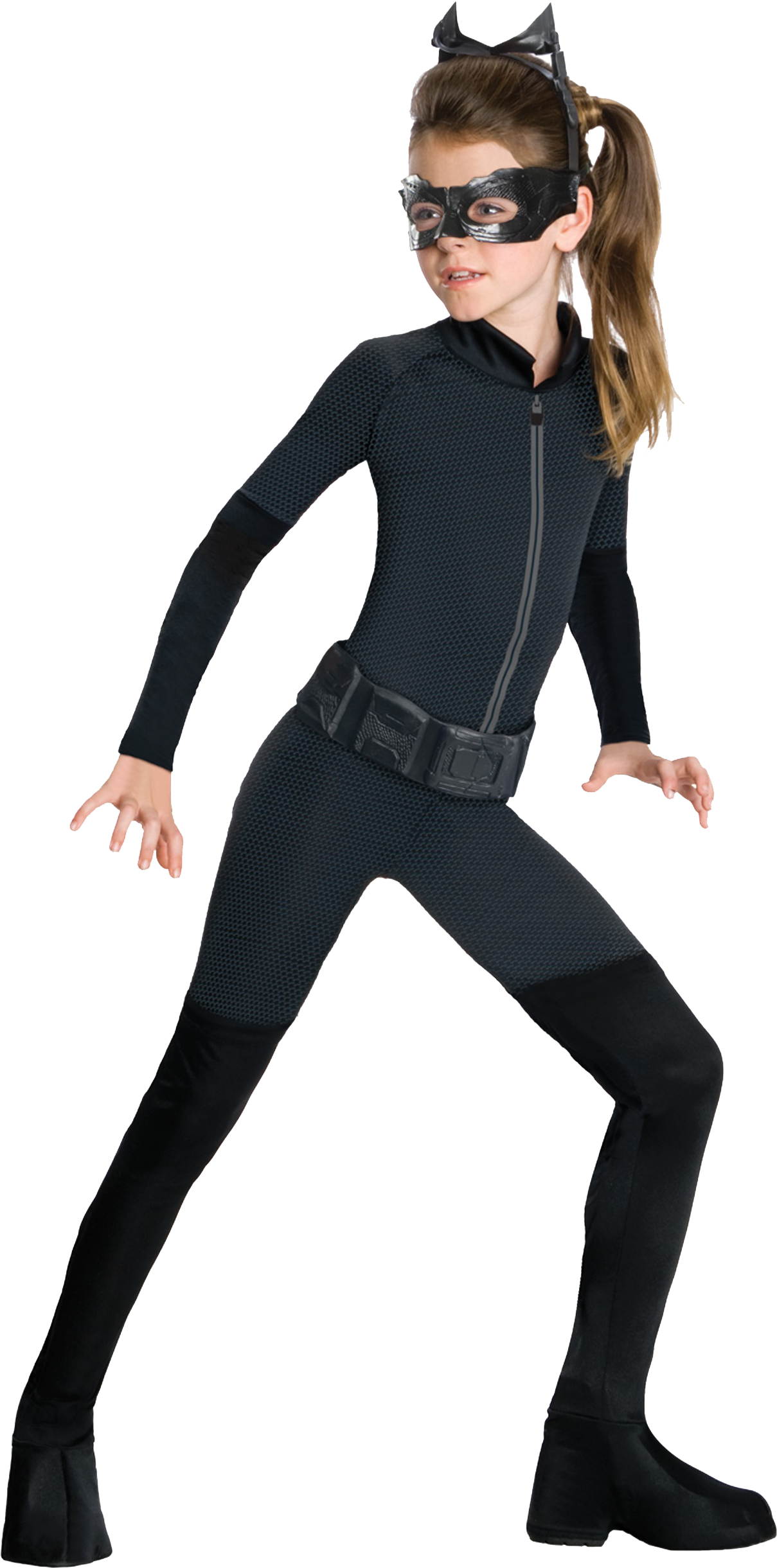 Catwoman Costume For Kids (1750x2500), Png Download