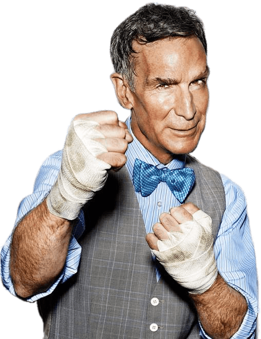 Bill Nye Boxing Moves - Popular Science Covers 2014 (525x668), Png Download