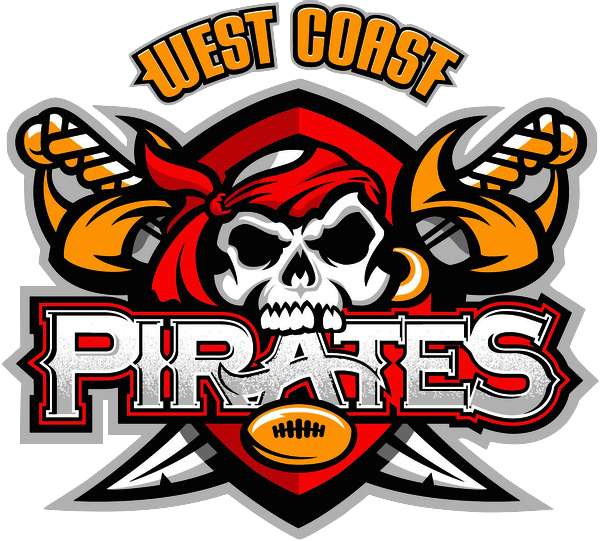 523174 - West Coast Pirates Logo (600x541), Png Download