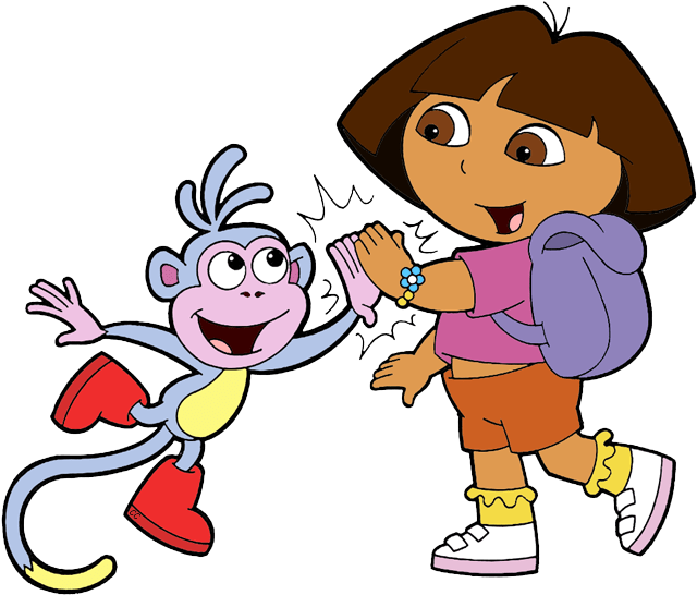 Dora The Explorer Clip Art Cartoon - Dinas Kehutanan (650x560), Png Download