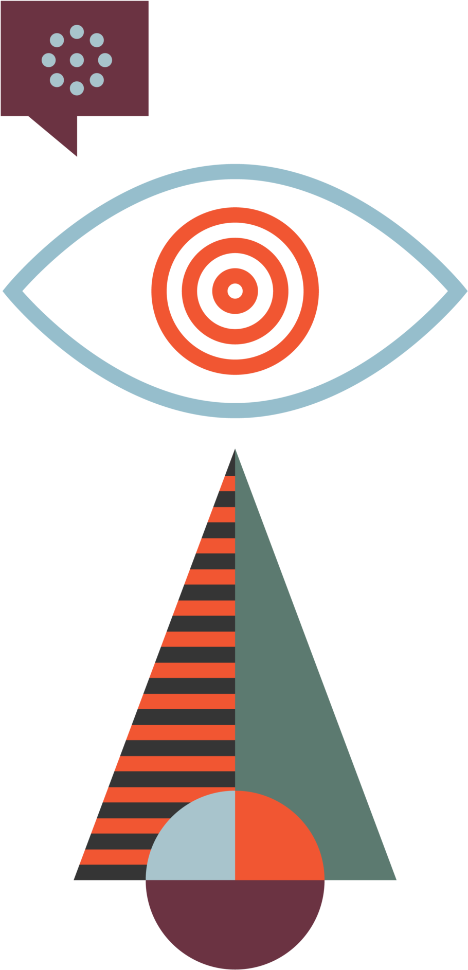 Ot Illustrations-eye - Circle (1000x2015), Png Download