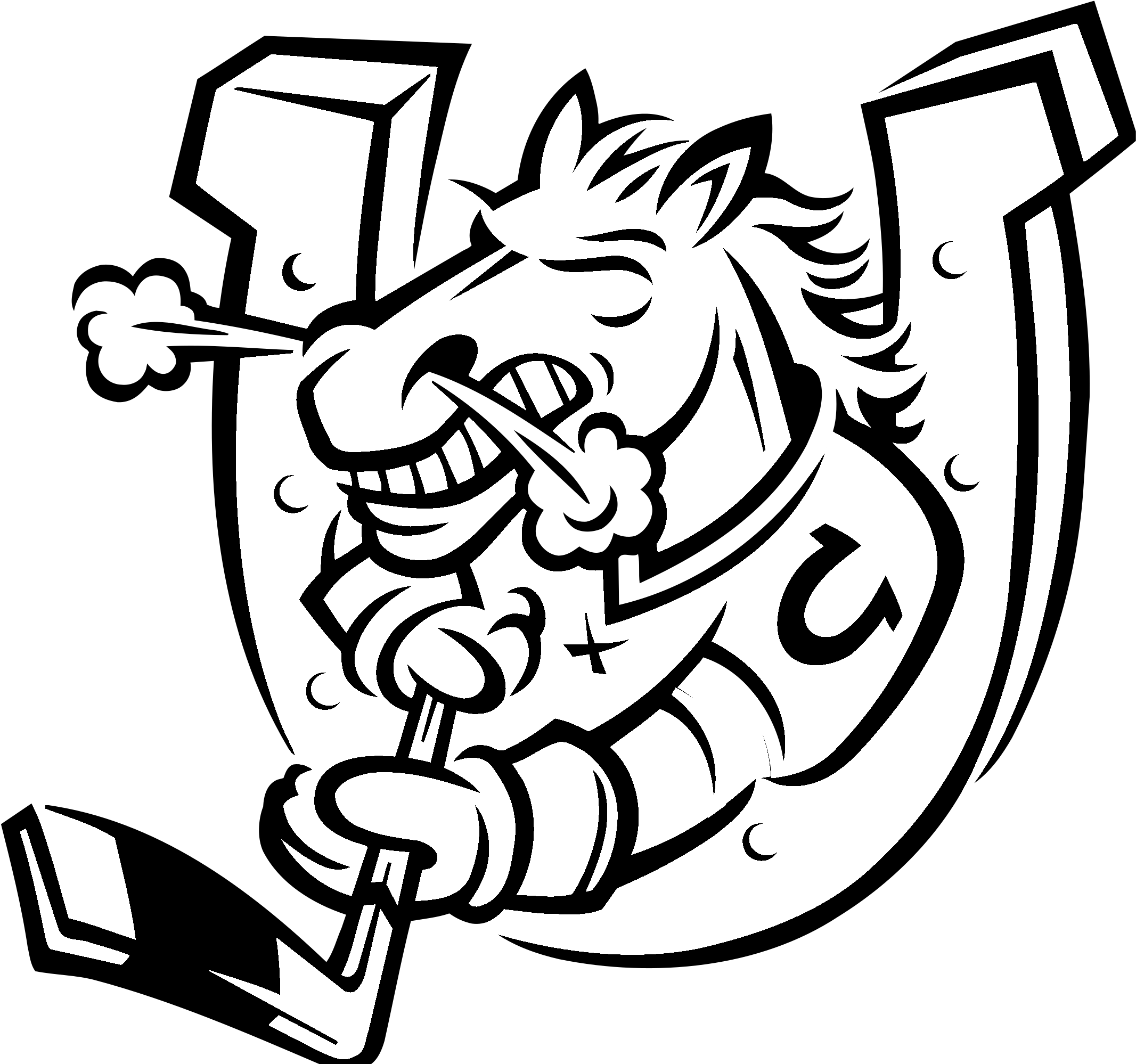 Barrie Colts 01 Logo Black And White - Barrie Colts Logo (2400x2400), Png Download