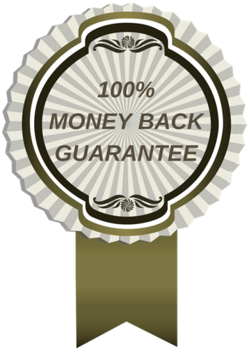 100% Moneyback Guarantee (500x500), Png Download