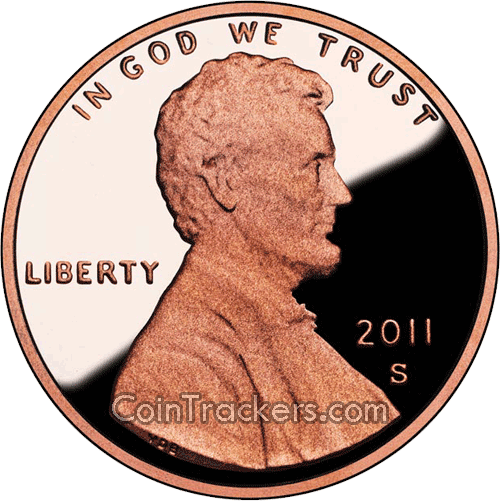 Lincoln Values To Cointrackers - Lincoln Penny (500x501), Png Download