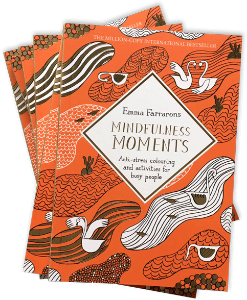 Mindfulness Moments Fan - Mindfulness Moments By Emma Farrarons 9780752265933 (500x599), Png Download
