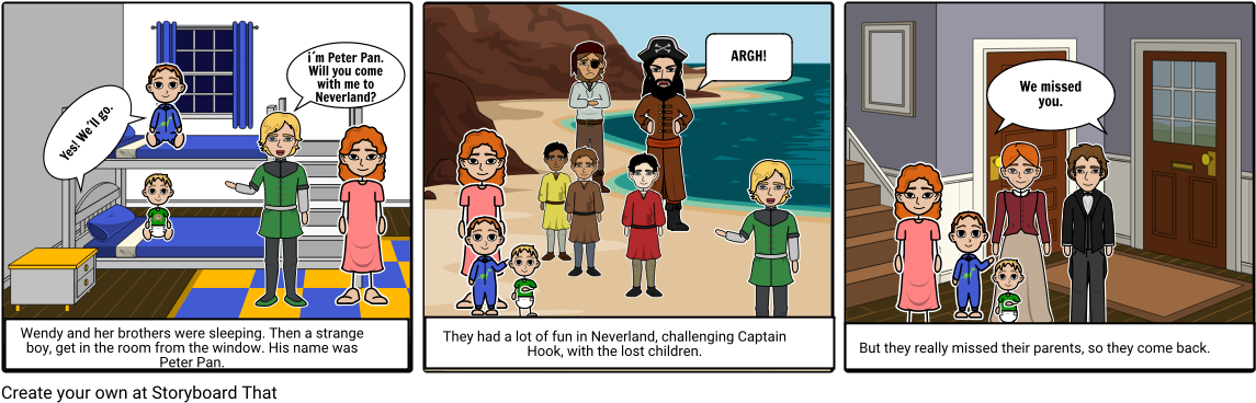 Peter Pan - Cartoon (1164x385), Png Download