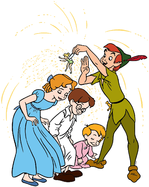 Dust Clipart Disney - Peter Pan And Wendy Png (492x619), Png Download