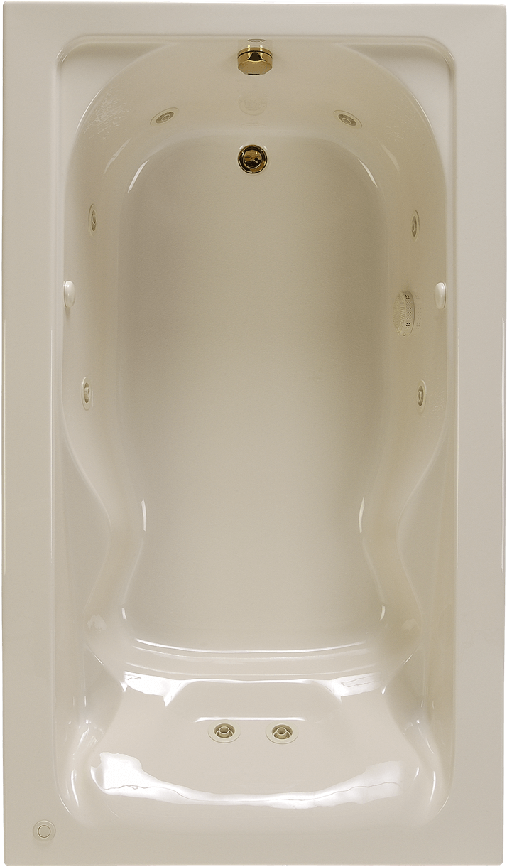 American - American Standard Cadet 72" X 42" Soaking Bathtub Finish: (1280x1280), Png Download
