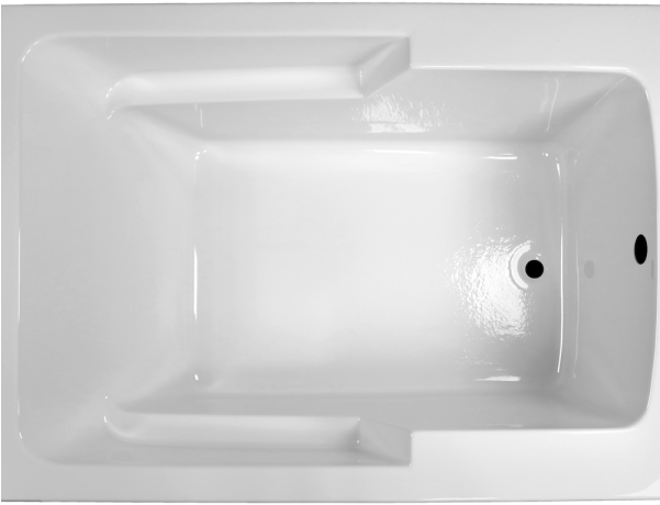 Rectangle Bathtub - Bathtub (600x600), Png Download