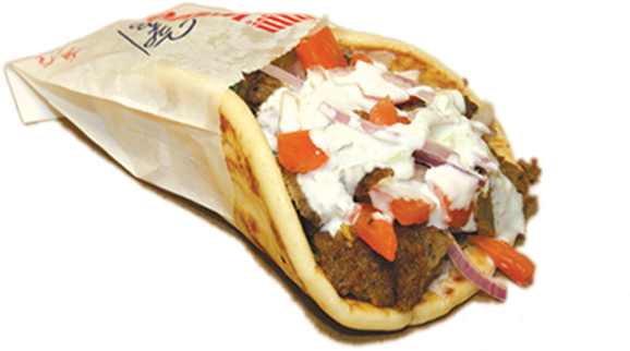 Gyros - Gyro (600x321), Png Download