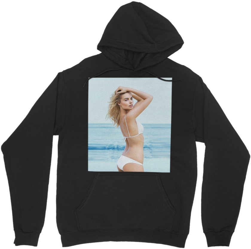Margot Robbie In Bikini ﻿classic Adult Hoodie - Californication 'point Break' Medium / Black (900x900), Png Download