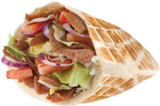 Pocket Döner - Doner Gyros Pocket Doner (630x420), Png Download