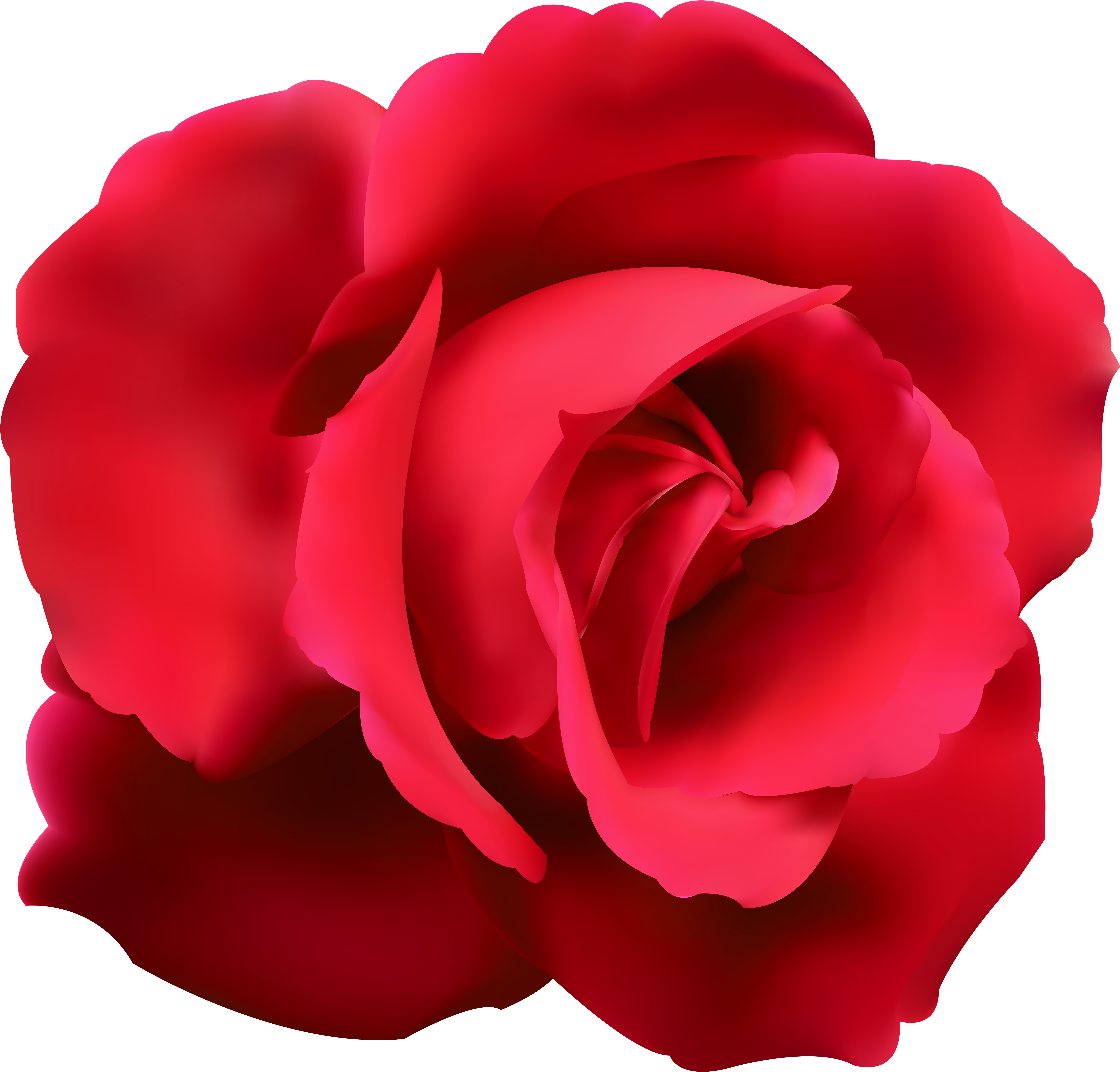 Rose Clip Art Png - Blue Rose Vector Png (6000x5741), Png Download