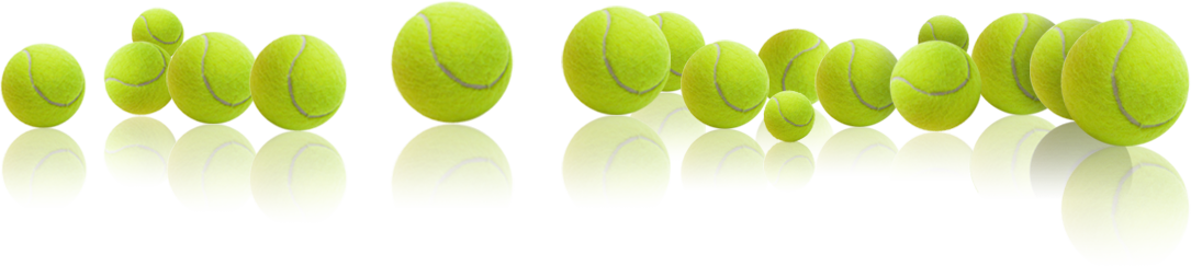 Tags - Tennis Balls Transparent (1085x243), Png Download