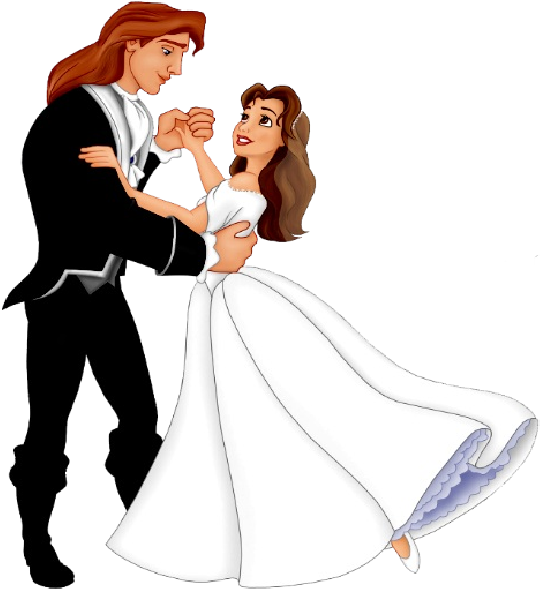 Tarzan Wedding Bride Groom Clipart The Cliparts - Bride And Groom Animated Png (600x600), Png Download
