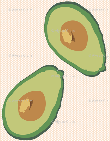 You Say Avocado, I Say Avocado - You Say Avocado, I Say Avocado Custom Fabric By Alysnpunderland (385x496), Png Download