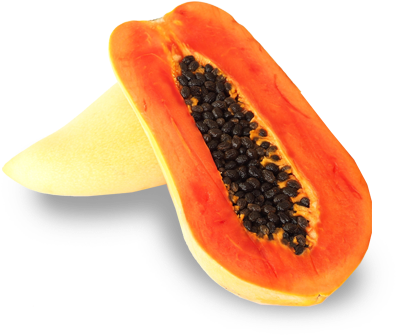 Papaya-frozen - Papaya (450x348), Png Download
