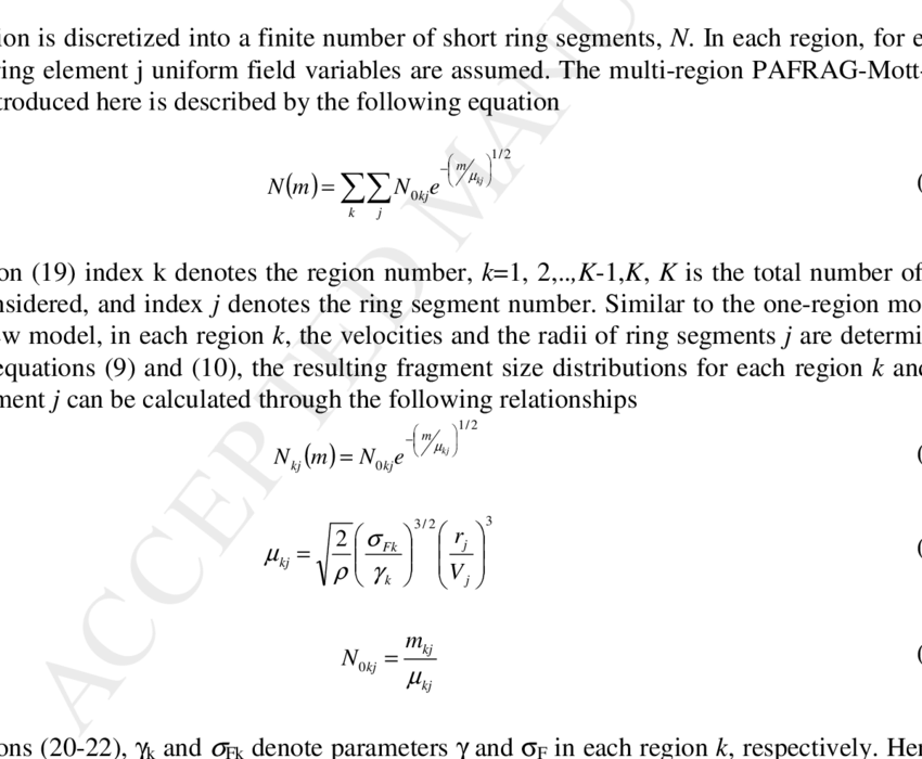 One Region Versus Multi Region Pafrag Mott Fragment (850x700), Png Download