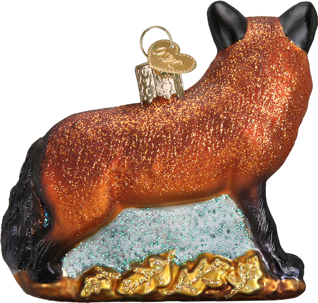 Red Fox Ornament (1200x1200), Png Download