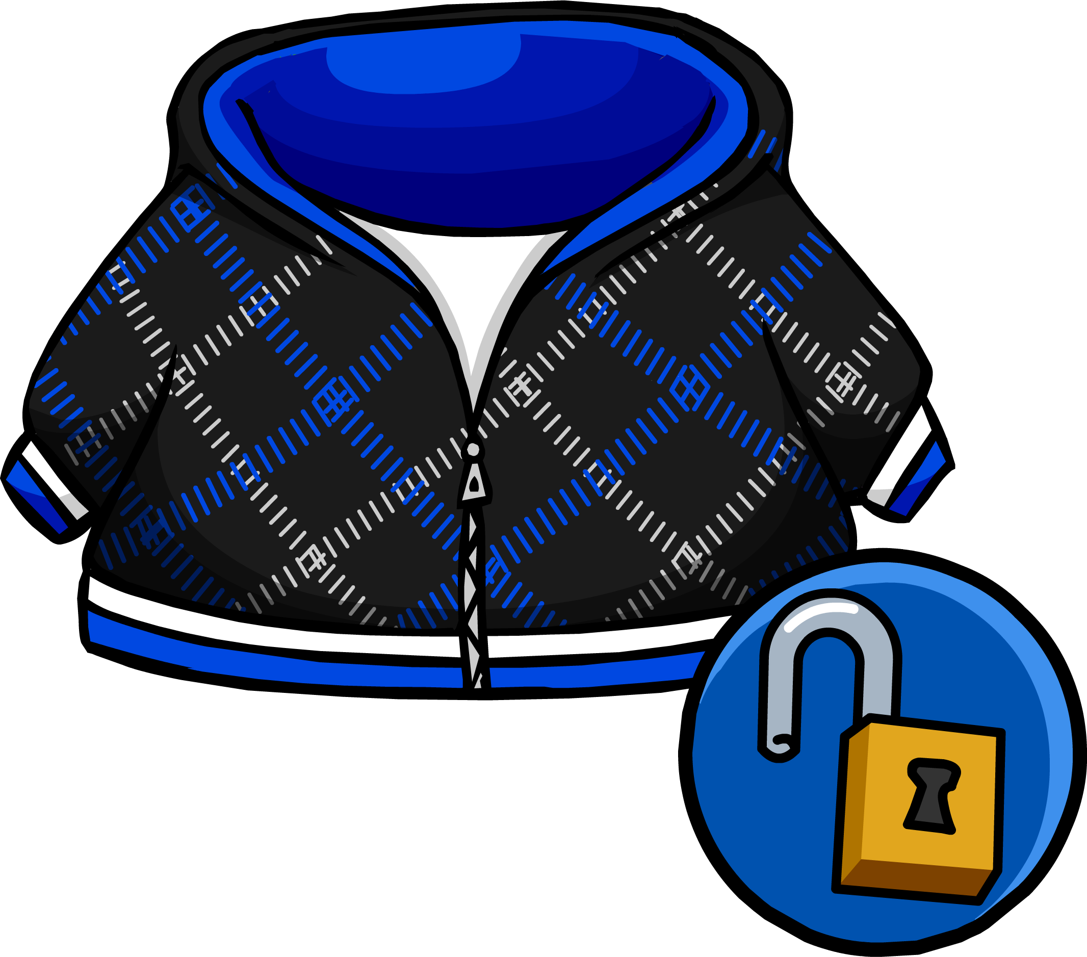 Blue Crosshatch Hoodie Icon 14052 (2132x1877), Png Download