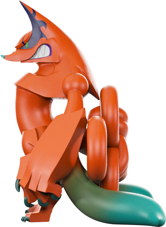 Ninetails Png (1000x1000), Png Download