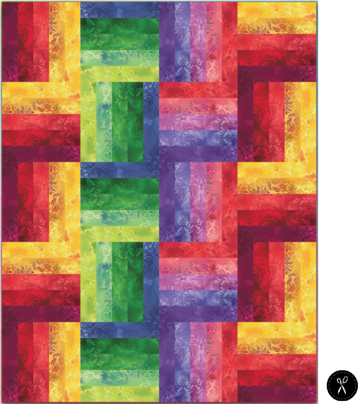 Dreamscape Skittles Downloadable Quilt Pattern (800x800), Png Download