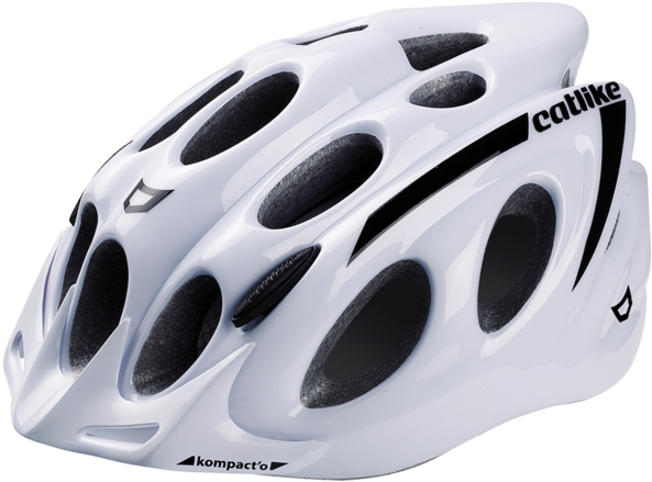 Catlike Helmet Kompact'o White (1024x625), Png Download